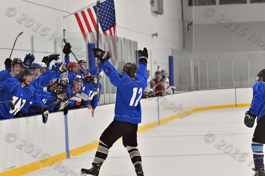 Wheaton College Men\'s Ice Hockey vs Middlesex Community College. - Photo By: KEITH NORDSTROM